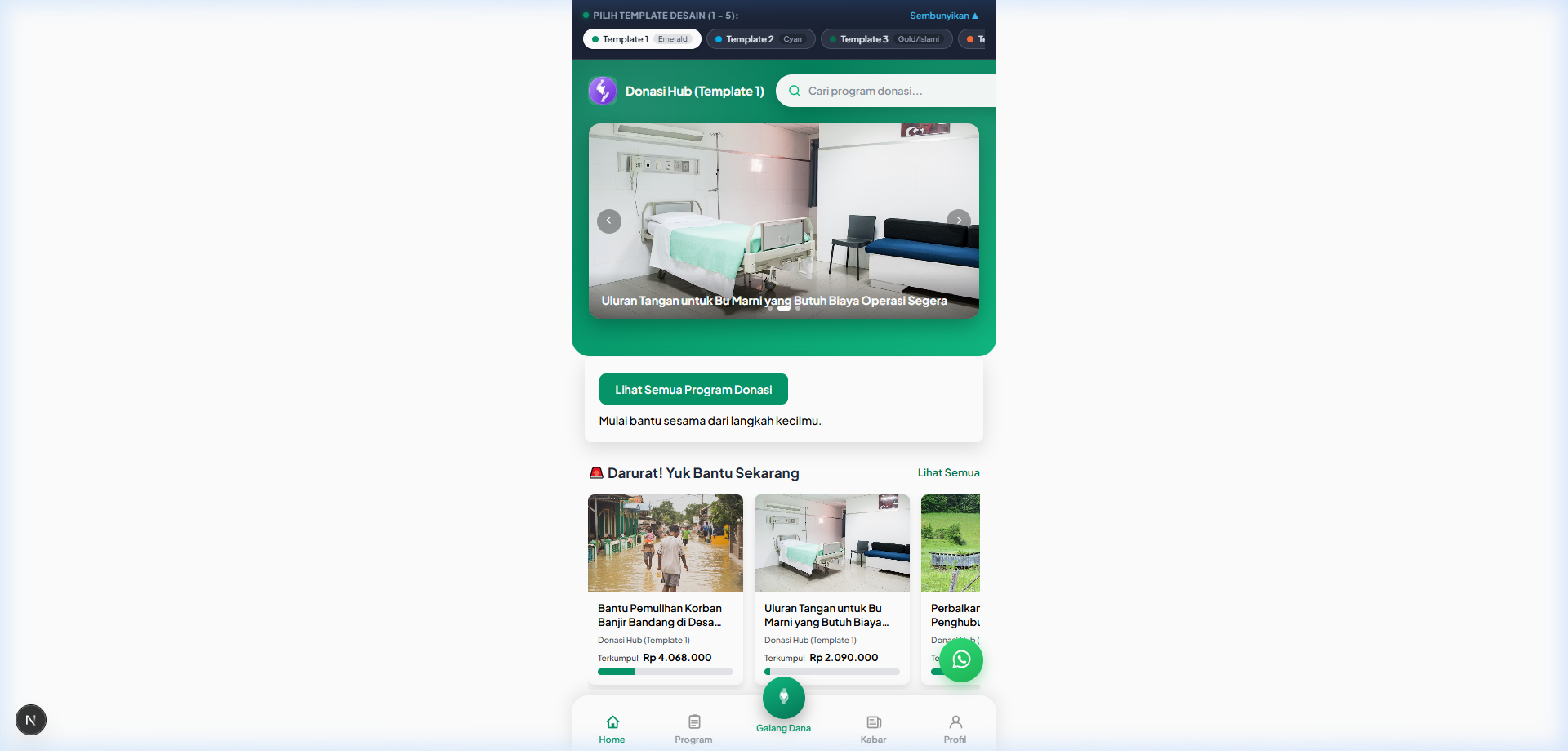 Preview Website Template 1