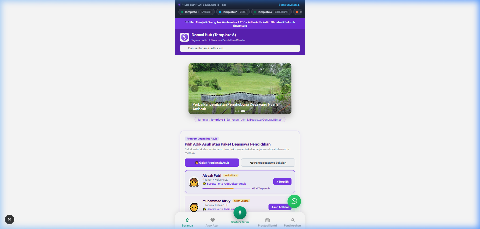 Preview Website Template 6